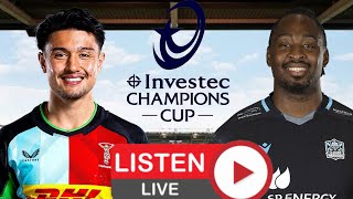 HARLEQUINS vs GLASGOW WARRIORS Investec Cup 2024 Live Commentary [upl. by Selim880]