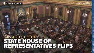 Republicans Democrats react to Michigan House of Representatives flip [upl. by Shirah]