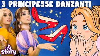 3 Principesse Danzanti  Le Scarpe Rosse Storie per Bambini Italiano  A Story Italian [upl. by Ivanah]