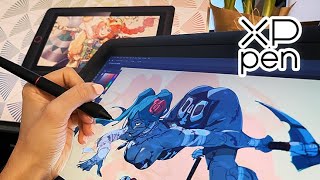 Drawing With amp Reviewing XPPEN Artist 156 Pro Tablet [upl. by Calvert]