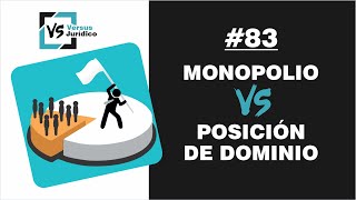 Monopolio vs Posición de Dominio  Versus Jurídico 83 [upl. by Jovitah848]