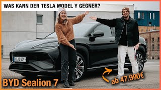 BYD Sealion 7 im Test 2025 Was kann der Tesla Model Y Gegner ab 47990€ Fahrbericht  Review [upl. by Dlnaod799]