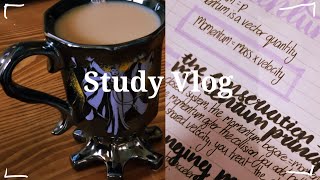 At home GCSE study vlog  Coaster Conversations Scarefest [upl. by Onimixam]