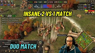 Unmögliches 2vs1 INSANE spannendes Match I Duo Match I Age of Mythology Retold [upl. by Bunch]