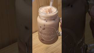 Lets make an Iced Mocha coffee iced mocha APT rose rosé viral shorts youtube blackpink [upl. by Rairb]