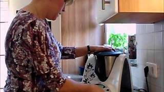 Thermomix TM 31 SpinatRahmNudeln mit kross gebratenem Bacon [upl. by Ulita]