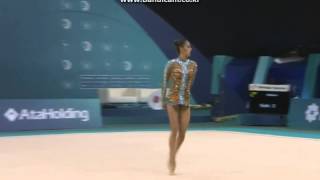 Margarita Mamun RUS 2014 RG European Championships AA Clubs [upl. by Rego]