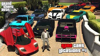 GTA 5 Story Mode Rare Cars Locations [upl. by Sev]