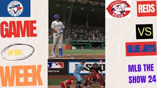 MLB THE SHOW 242025 TORONTO BLUE JAYS SEASONREDS VS BLUE JAYS [upl. by Aremaj957]