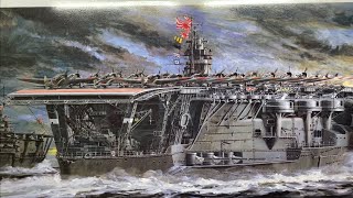 Hasegawa Akagi IJN Aircraft Carrier 1350 Scale Model Ship [upl. by Michon907]