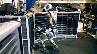 Boston Dynamics Atlas Robot Picking Engine Parts on its Own [upl. by Jarid881]