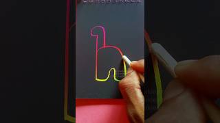 H  1 Step by step drawing from number and letter dragon [upl. by Gayn579]