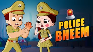 Chhota Bheem  Police Bheem  Cartoons for Kids  Fun Kids Videos in Hindi [upl. by Notlrahc]