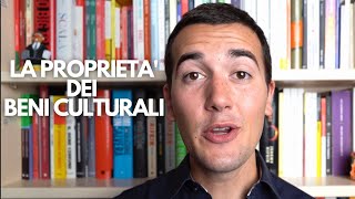 🖼 LA PROPRIETA DEI BENI CULTURALI  DIRITTO PRIVATO IN 3 MINUTI [upl. by Adas943]