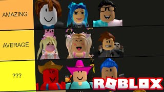 The UGLIEST Roblox YouTuber Avatars [upl. by Ahsote]