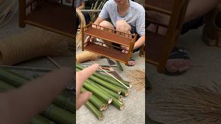 Bamboo weaving will make your life quothigher and higherquotcraftsbamboohandcraftartandcraftbamboo [upl. by Nylg]