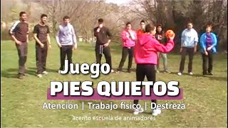 Juego 𝗣𝗜𝗘𝗦 𝗤𝗨𝗜𝗘𝗧𝗢𝗦 Con Pelota  de Correr  Deportivo  Dinámica de Grupo  Campamento [upl. by Sukin708]