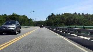 MilfordMontague Toll Bridge eastbound [upl. by Eeclehc]