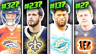 Ranking All 32 NFL Quarterback Situations From WORST To FIRST For This Upcoming 2024 Season [upl. by Enelime314]