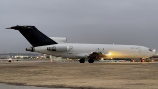 USA Jet Boeing 727 LOUD Takeoff from Kansas City Wheeler Downtown [upl. by Animlehliw]