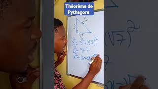 Le théorème de Pythagore maths mathematiques pythagorastheorem mathematics matheducation [upl. by Delphine656]