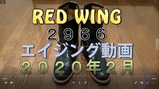 RED WING 2966 エイジング動画 2020年２月 【 レッドウィング エンジニアブーツ 】 [upl. by Lerrej]