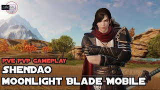 Gameplay ShenDao Moonlight Blade Mobile PVE PVP Gameplay [upl. by Sender281]