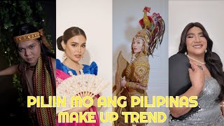 PILIIN MO ANG PILIPINAS MAKE UP TREND  TIKTOK COMPILATION  Art Joseph A [upl. by Aisatan]