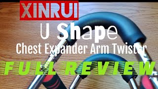 XINRUI U Shape Chest Expander Arm Twister  FULL REVIEW [upl. by Gilus]