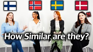 Can Nordic Countries Understand Each Other Finnish Danish Swedish Norwegian [upl. by Suivatal]