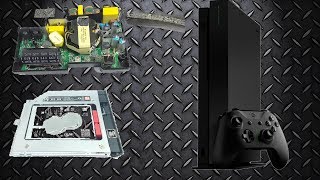 Xbox One X PSU paste change and hdd speed test [upl. by Adiazteb]