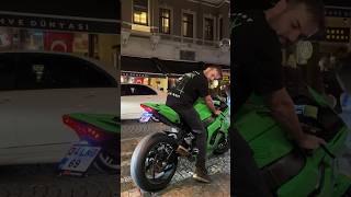 Racing Motorcycle parking kawasaki parking motorcycle motovlog zx10rr new shortvideo [upl. by Stein]