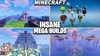 MOST EPIC Minecraft Creative Mega Builds [upl. by Yror]