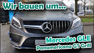 DM Autoteile  Mercedes GLE C292 Umbau Panamericana GT Grill [upl. by Etak]