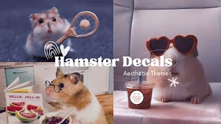 Roblox  Hamster Decals Codes amp IDs [upl. by Nalak]