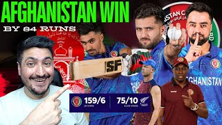 Afghanistan make a history to beat NZ by 84 runs  NOW AFG SOON TOP 8 [upl. by Lymann]