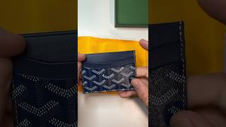 Goyard SaintSulpice Card Wallet unboxing goyard wallet mensfashion menswallet cardwallet [upl. by Akineg]