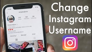 How To Change Instagram Username 2020 [upl. by Wyatan619]