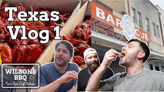 Austin Texas Vlog 1  Louie Mueller Barbecue  Loro  Chud Shop Fun [upl. by Ecylla212]