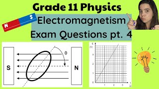 Grade 11 Electromagnetism Exam Questions Part 4 [upl. by Anoniw40]