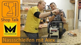 Nassschleifen mit Alex  Wir machen die Stemmeisen wieder scharf [upl. by Nalac]