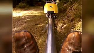 Riding the Mieders Alpine Solo Coaster in Austria [upl. by Faber]