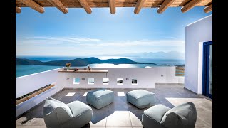 New Modern Luxury Villa in Crete Greece  Villa Tour  Villa Orea in 4K by Euroland Property Group [upl. by Nnaeirrac]