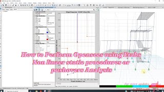 How to Perform Opensees using Etabs Non linear static procedures or pushovers Analysis [upl. by Nalat819]