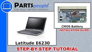 Dell Latitude E6230 P14T001 CMOS Battery Replacement  HowTo Video Tutorial [upl. by Htez]