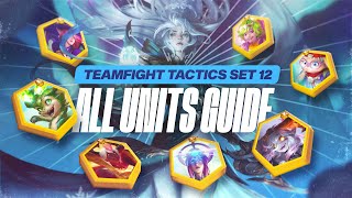 Learn EVERY New Unit in Set 12  Teamfight Tactics Magic n Mayhem  TFT Guides [upl. by Aleil]