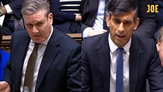 HIGHLIGHTS Rishi Sunak faces Keir Starmer at PMQs [upl. by Eel]