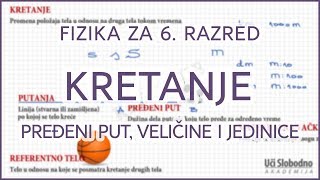 Pređeni put  Veličine i jedinice  Fizika za 6 razred [upl. by Leacim]