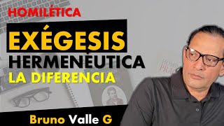 CUÁL ES LA DIFERENCIA ENTRE EXÉGESIS Y HERMENÉUTICA [upl. by Kucik159]