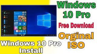 How To Free Download Windows 10 Pro Full Version amp How To Install 2022 [upl. by Huan]